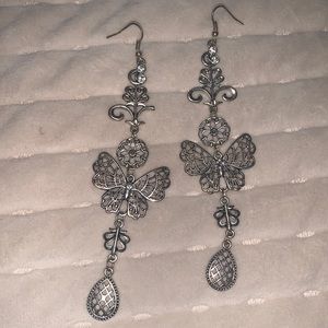 Long Butterfly earring